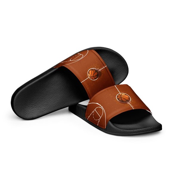 Basketball Court-All-Star Slide Sandals (Customizable) - Picture 8 of 8